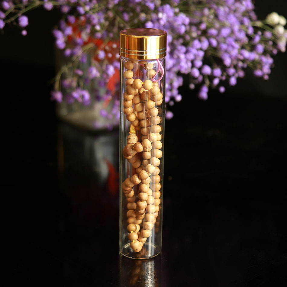 Chuỗi Vòng 108 Hạt Gỗ Chiên Đàn Hương Ấn Độ – Cao Cấp